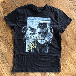 55 DSL Skulls Cotton Graphic Tee